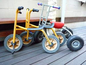 幼児用 二輪車と三輪車